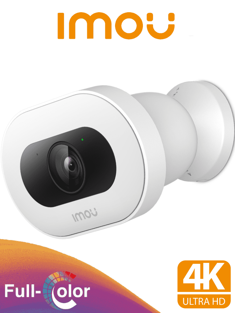 IMOU KNIGHT 4K (IPC-F88FIN) - Cámara IP Bullet WiFi 4K de 8MP, con IA, Full Color, lente de 2.8mm, 107° (H), WiFi 6.0, audio bidireccional, sirena, luz integrada y detección avanzada. #CONGIMOU1 #MCI2