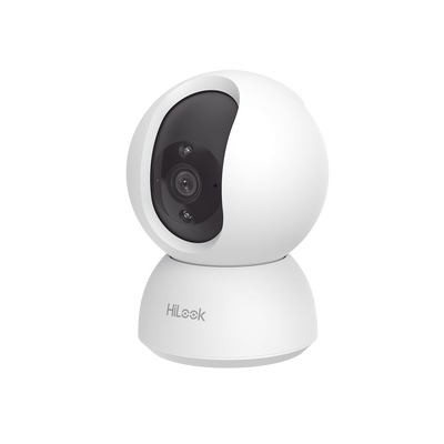 Mini Domo PT IP 2 Megapixel / Lente 4 mm / 10 mts IR / WiFi / Compatible con HiLook Vision App / Uso Residencial / Audio de Dos Vías / Memoria Micro SD / H.265+