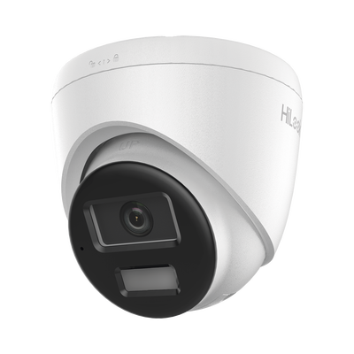 Domo IP de 2 Megapixel   / Lente 2.8 mm /  Ángulo de visión 101° / 20 mts IR + 15 mts Luz Blanca / Micrófono Integrado / ACUSENSE Lite /  Exterior IP67 / PoE / dWDR / H.265+ / ONVIF