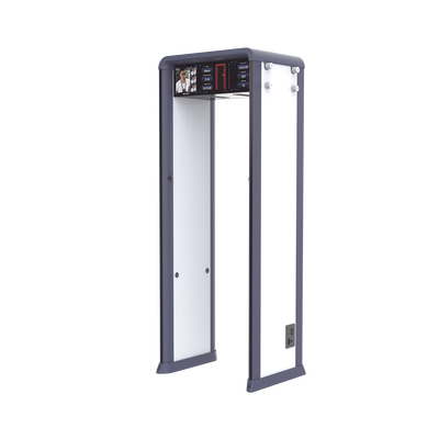 Arco Detector de Metales de 33 Zonas con Pantalla frontal LCD de 7" y Pantalla Trasera LCD de 29"  / Conteo de personas y Alarmas / Ajuste de Sensibilidad e Interferencias / Cámara de 2 MP