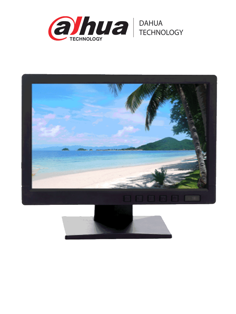 DAHUA DH-LM10-V100 - Monitor LCD de 10 Pulgadas/ Especial para DVRs Moviles/ Optimizado Operacion continua/ PM/ Soluciones Moviles #CMO