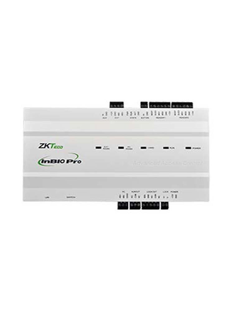 ZKTECO INBIO160PRO - Panel para Control de Acceso de 1 puerta La serie InBio Pro ofrece verificación de huellas y control de acceso avanzado, gestionado por TCP/IP, ideal para CVSecurity 