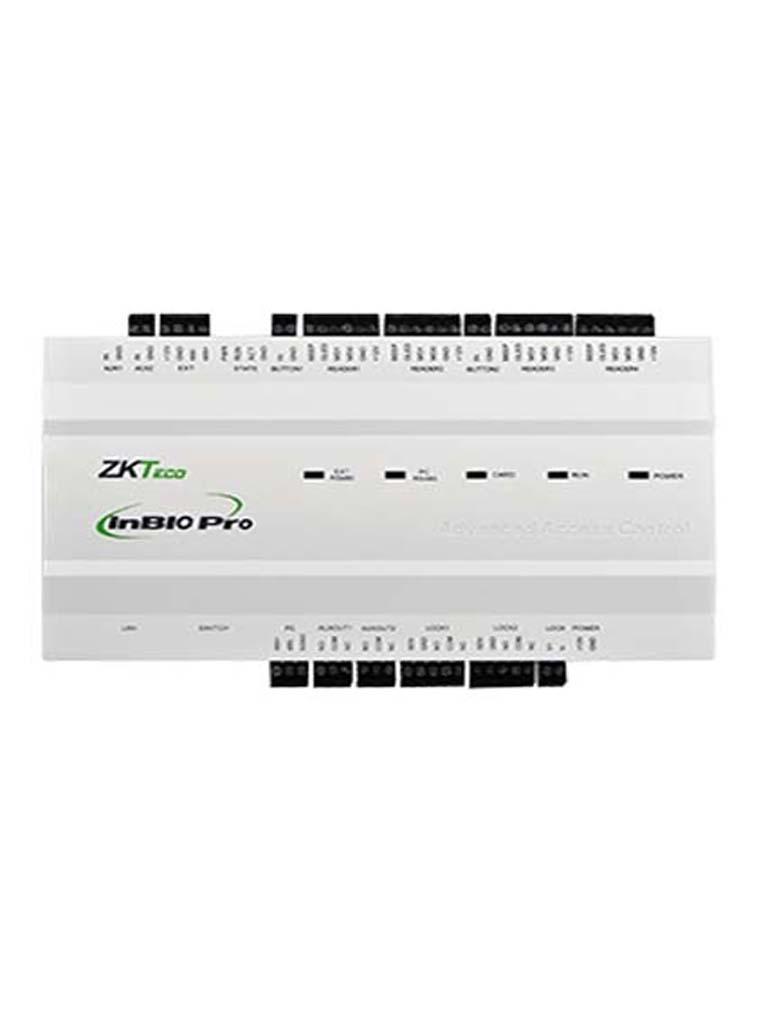 ZKTECO INBIO260PRO - Panel de Control de Acceso Avanzado / 2 Puertas / 20 Mil huellas / Push / Green Label / Requiere Licencia 