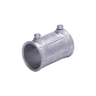 Cople 3/4" (19mm) Pared Delgada Con Tornillo (Tipo Americano) Galvanizado, Etiqueta Verde. 