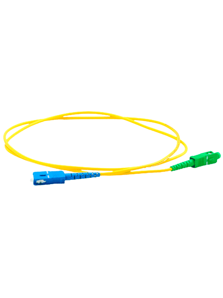 TCE  - LMN-FO-SCU-SCA-02 - Jumper SC UPC-SC APC Monomodo / Simplex 2 mm / 2 metros / Amarillo #FO