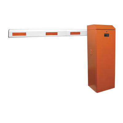 Kit de Barrera Vehicular Izquierda Color Naranja y Brazo Ajustable de 3.6 a 5.5 m 