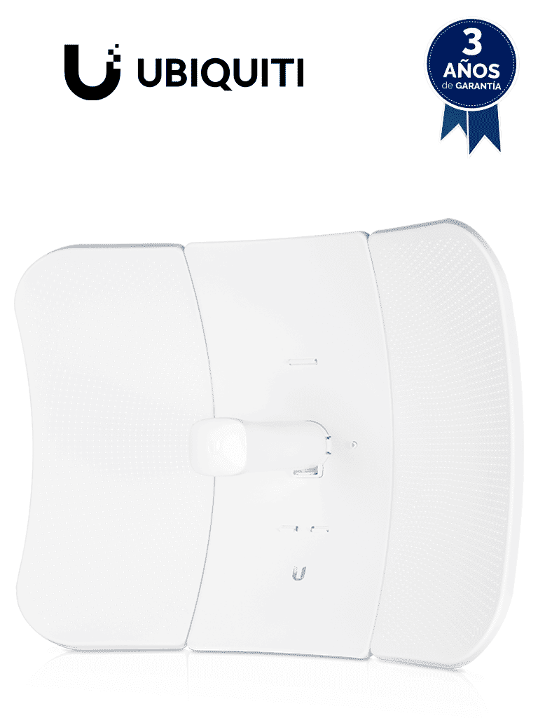 UBIQUITI LITEBEAM AC LBE-5AC-LR - Radio Airmax AC GEN2 5.8GHz para exteriores con antena integrada de 26 dBi, potencia de 25 dBm y rendimiento de hasta 450 Mbps.#ENE2