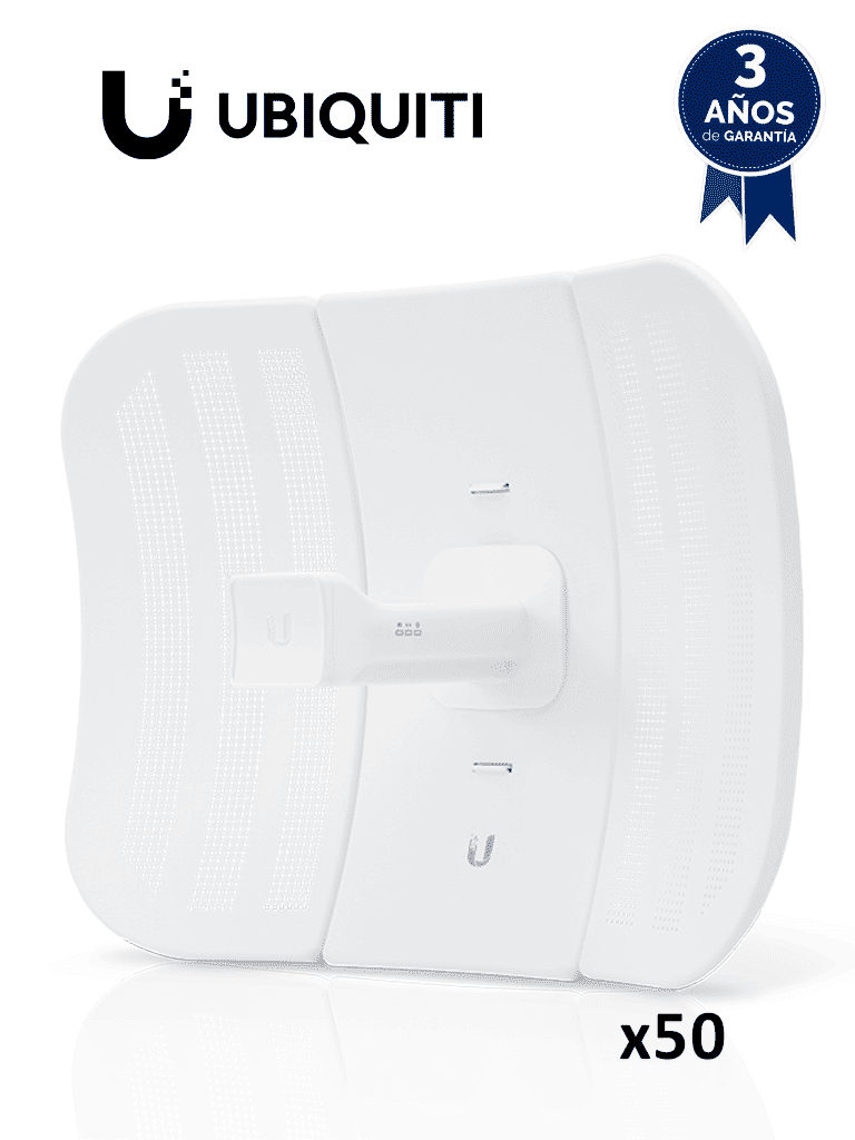 Kit de 50 UBIQUITI LiteBeam M5 LBE-M5-23 - Radio (CPE) airMAX M5/ 5 GHz (5150 - 5875 MHz)/ Antena Integrada de 23 dBi 