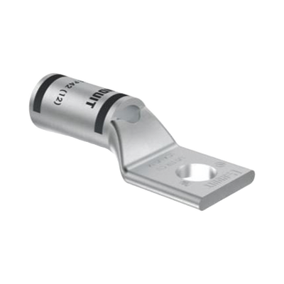 Zapata de compresión LCA1/0-56-X para cal. 1/0 Awg, Barreno para tornillo prisionero de 5/16, 10 Pz