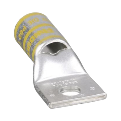 Zapata de compresión LCA250-38-X para cal. 250Kcm, Barreno para tornillo prisionero de 3/8, 10 Pz
