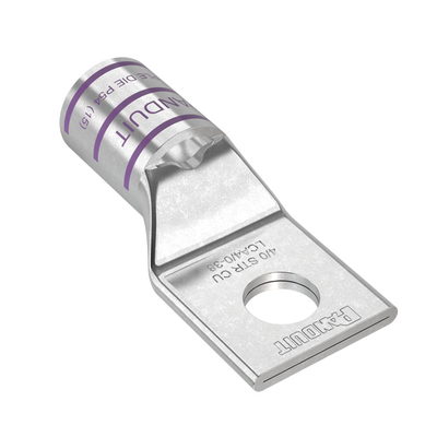 Zapata de Compresión de Cobre con Orificio 3/8", para Cable 4/0 AWG. 10 Piezas