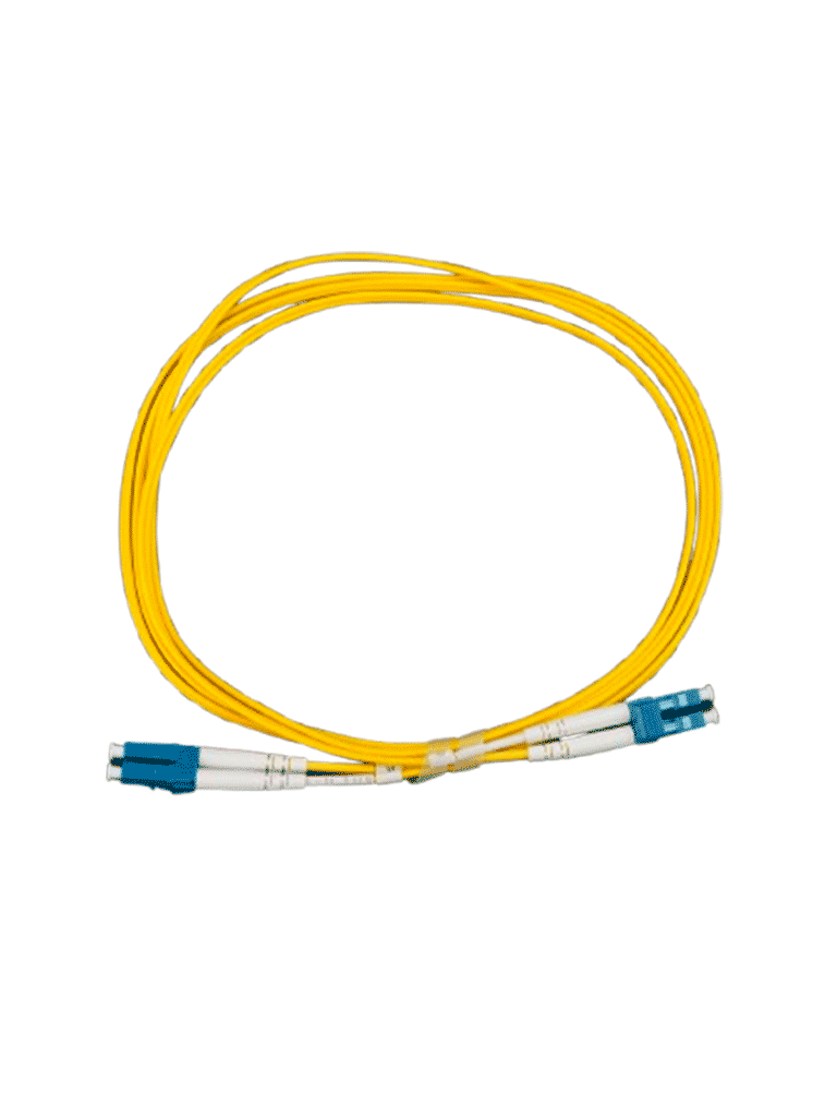 TCE  - LMN-FO-LCU-LCU-02 - Jumper LC-LC Monomodo / UPC / duplex 2 mm / 2 metros / Amarillo #FO
