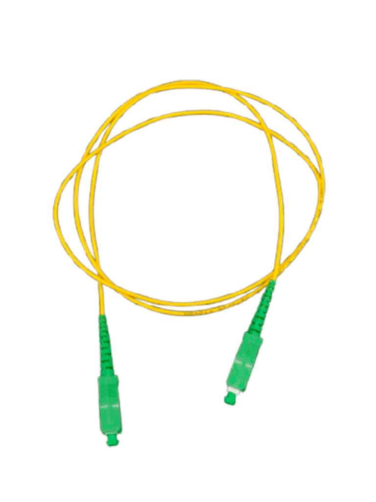 TCE  - LMN-FO-SCA-SCA-01 - Jumper SC-SC Monomodo / APC / Simplex 2 mm / 1 metro / Amarillo  #FO