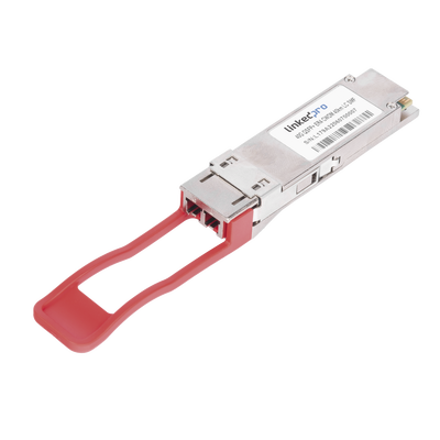 Transceptor Óptico QSFP+ (Mini-Gbic) / Monomodo 1310 nm / 40 Gbps / 40GBASE-ER4 /Conectores LC/UPC Dúplex / DDM / Hasta 40 km