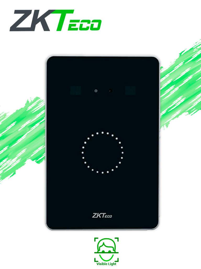 ZKTECO KF1200 - Lector Wiegand de reconocimiento facial / 1500 Rostros / 100,000 Registros / TCP/IP / Wiegand /  Visible Light / Requiere panel de control de Acceso ZK #ZK11 #ZK3