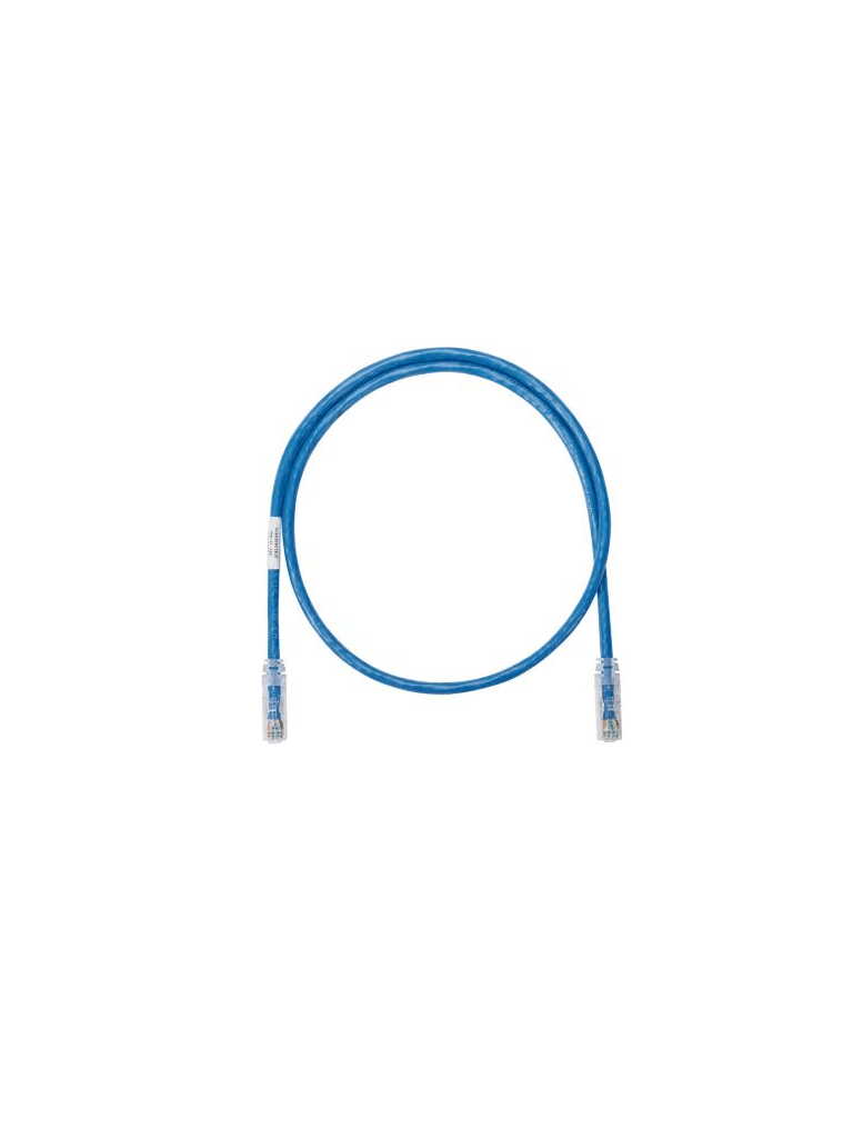 PANDUIT NK6PC7BUY - Patch Cord  / Cable de Parcheo NetKey UTP / Cat6 / 7 Pies (2.13 m) / Categoría 6 / Azul 