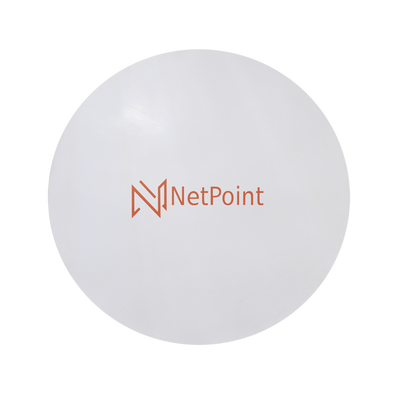 Antena de parabola profunda, blindada, con supresión al ruido de 3 ft, 4.9-6.4 GHz, Ganancia 34 dBi con SLANT de 45 ° y 90 °, ideal para hasta 70 km, Conectores N-hembra, montaje con alineación milimétrica.
