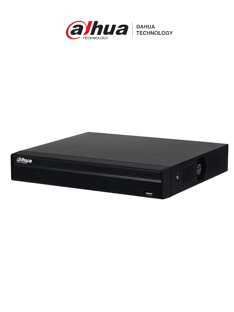 DAHUA DHI-NVR4108HS-8P-4KS3 NVR de 8 MP / 4k / 8 canales IP/ 8 puertos PoE/ Rendimiento de 160 mbps/ H.265+/ 1 Bahía para disco duro/ Soporta cámaras WizSense/ HDMI 4K & VGA/ 