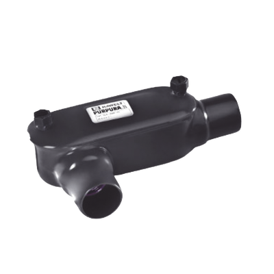 Caja Ovalada tipo LR con Recubrimiento Exterior de PVC de 1 1/2" (38.1 mm).
