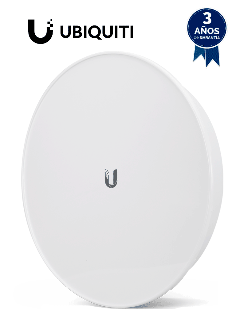 UBIQUITI POWERBEAM ISO AC PBE-5AC-ISO-GEN2 - Radio Airmax AC GEN2 5.8GHz para exteriores con antena integrada de 25 dBi, MIMO, potencia de 25 dBm, rendimiento de hasta 450 Mbps y función de aislamiento. #UBI2 #MCI2