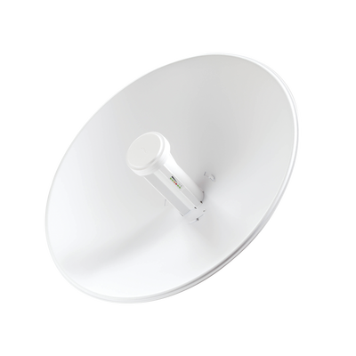 PowerBeam airMAX M2, hasta 150 Mbps, frecuencia 2 GHz (2405 - 2475 MHz) con antena tipo plato de 18 dBi