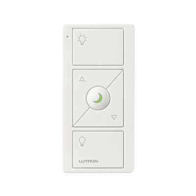 CONTROL REMOTO INALAMBRICO CON 3 BOTONES SUBIR/BAJAR, ENCENDER, APAGAR, NIGHTLIGHT color  blanco