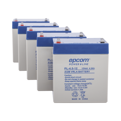 Paquete de 5 Baterías PL4.512, Ahorre $ con este KIT 