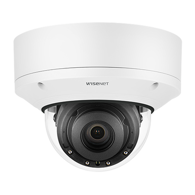 Cámara Domo 2MP con IA, Antivandalica / Lente Motorizado de 4.38  A 9.33mm / P-Iris, WDR 120dB / Ranura SD / IP66 IP67 IP6K9K IK10+ NEMA4X