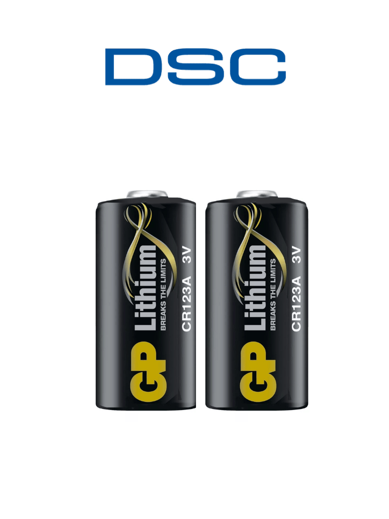 DSC BATTPGX944 - Batería de Litio 3.0 VCD Recargable para Detector PG9944 y PG9994 Paquete 2 baterías  