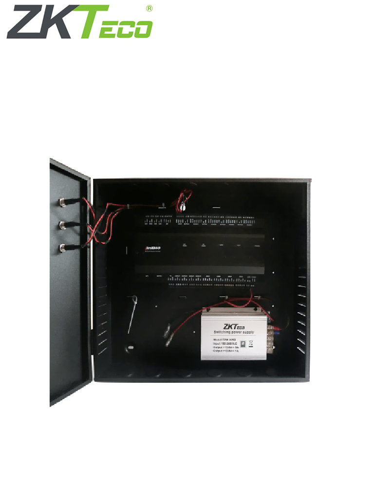 ZKTECO INBIO260B - Panel de Control de Acceso Profesional / 2 Puertas / 3,000 mil Huellas / PULL / Admite lector de huella Esclavo FR 