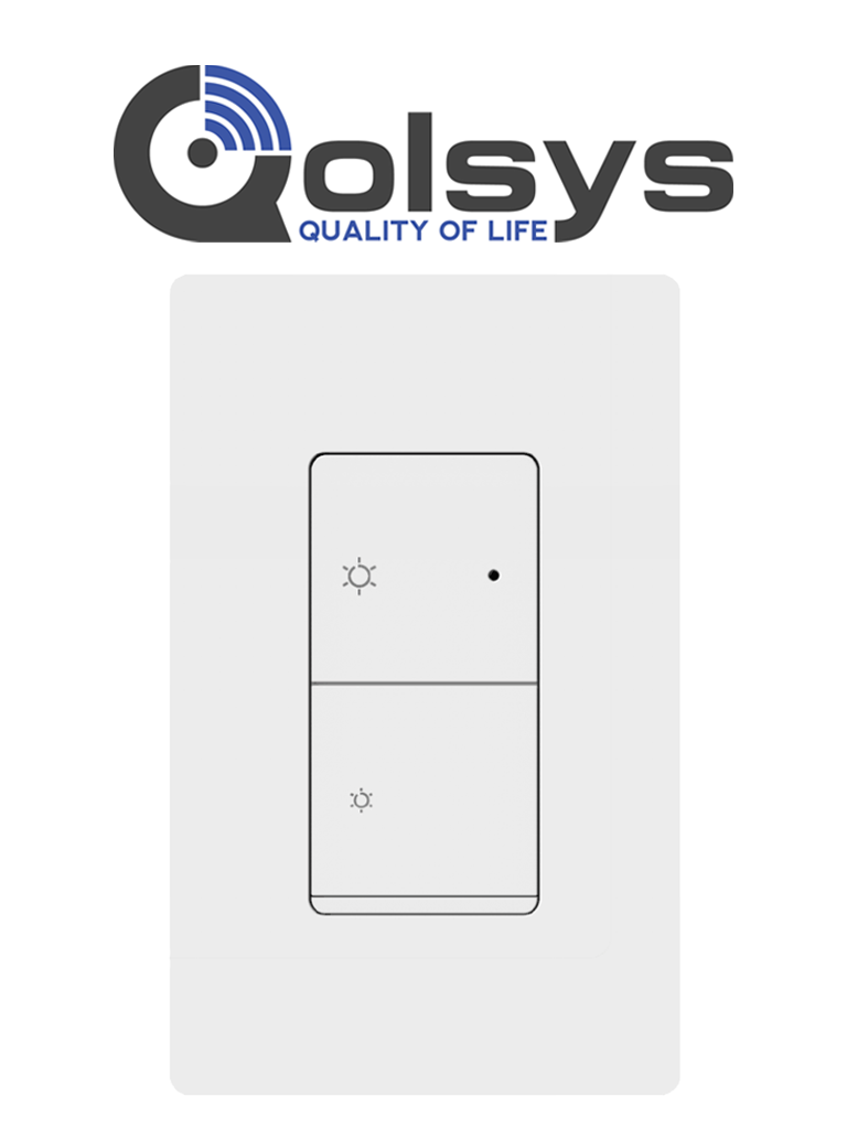QOLSYS Dimmer Inteligente - QOLSYS Dimmer Inteligente Interior - PowerG #IQ 