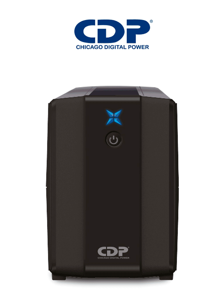 CDP R-UPR1008 - UPS Interactivo de 1000 VA y 500W, con 8 terminales de salida: 4 con respaldo y 4 con supresión de picos. #CDPDL #PROMOCDP