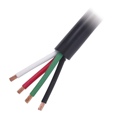 Cable Eléctrico de Uso Rudo 4 Hilos Calibre 14 AWG, Hasta 600 V. Rollo de 100 m.