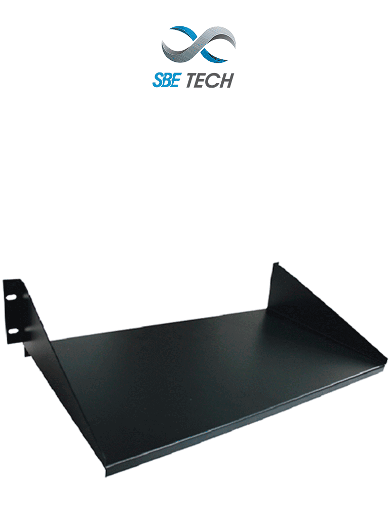 SBETECH SBE-C1914 - Charola para rack fija 14" (35.56 cm)  de profundidad 2 UR #MARSBE