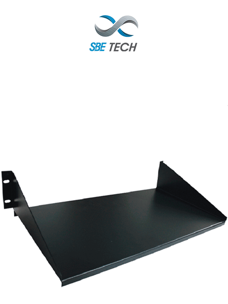 SBETECH SBE-CT1910 - Charola para rack fija medidas 10" (25.4 cm) de profundidad  x 19" (48.26 cm) de ancho, 2 Ur #MARSBE