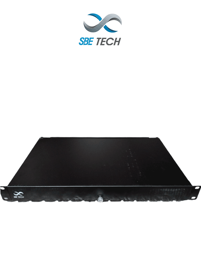 SBETECH SBE-DFO12 - Distribuidor de Fibra Óptica recibe hasta 12 acopladores 1UR 