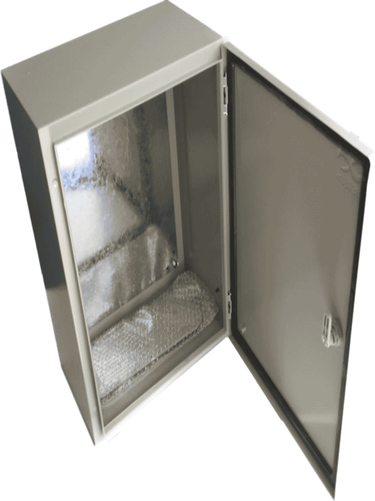 SBE TECH SBE-705025 Gabinete metálico / Alto 70.0 cm  / Ancho 50.0 cm/ Profundidad 25.0 cm / grado IP 65 NEMA 4