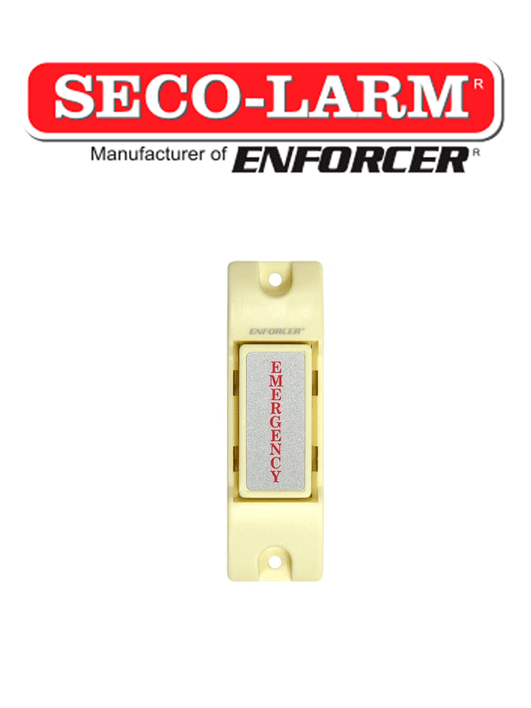 Seco-Larm SS075CQ - Botón de emergencia N.O. / N.C. 