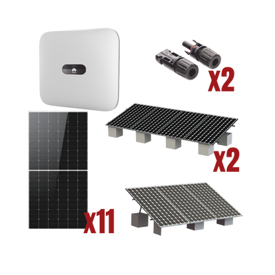 Kit Solar Interconexion  / 6 kW  220Vca / Inversor HUAWEI/ Montaje Incluido  