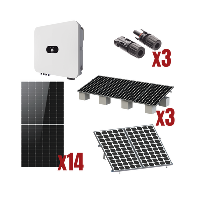 Kit Solar Interconexion  / 8kW  220Vca / Inversor HUAWEI/ Montaje Incluido  