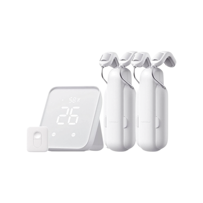 KIT Controlador HUB principal para dispositivos SwitchBot, Señal Wifi y BLUETOOTH, incluye 2 motores cortinas y 1 control remoto 