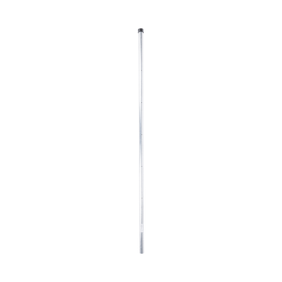 Poste de Esquina  para Cerca Electrificada. Tubo Galva. de 1.4m, cal. 18 de 1" Diam. (Sin pintar). Ideal para 6 Aisladores 