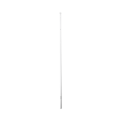 Poste de Esquina para Cerca Electrificada. Tubo Galva. de 1.4 m, cal. 18 de 1" Diam. + Pintura Blanca. Ideal para 6 Aisladores 