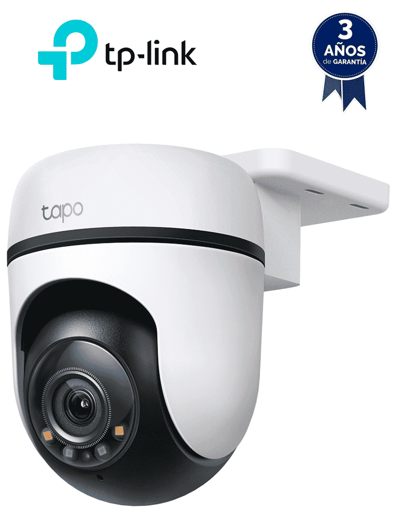 TP-LINK TAPO C510W - Cámara IP WiFi motorizada para exterior de 3 MP, lente 3.9 mm, iluminadores IR 30 #BF2024 m, micrófono y bocina integrados, IP65, ranura MicroSD, LED luz blanca, WiFi 2.4 GHz, y Smart Motion Tracking. #TP9 #MCI2