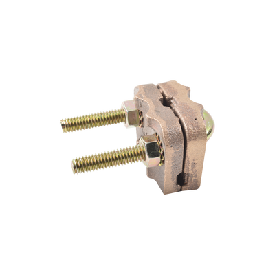 Conector Antivandalico de Varilla 5/8" a Cable Calibre 4 (Cuatro) a 3/0 (Triple Cero). 