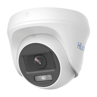 Turret TURBOHD 1080p / Imagen a Color 24/7 / Lente 2.8 mm / ColorVu Lite / Luz Blanca 20 mts / Uso en Interior / Policarbonato