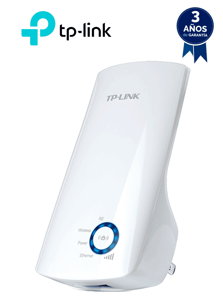 TP-LINK TL-WA850RE - Repetidor inalámbrico universal de señal WiFi, hasta 300Mbps en 2.4GHz, con 2 antenas internas, 1 puerto RJ45, modo extensor de rango y punto de acceso. #TP #EXTENSOR