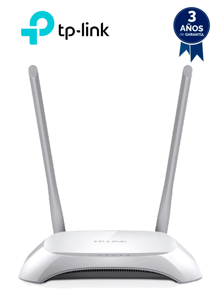 TP-LINK TL-WR850N - Ruteador Inalambrico/ Velocidad de Hasta 300Mbps/ WiFi 4 802.11n & b & g 2.4 GHz/ 2 Antenas Fijas Para WiFi/  1 Puerto WAN FE para Conexion a Internet/, 4 puertos LAN FE/ Ideal para Servicios WISP & Casa & Pequeños Negocios #TL
