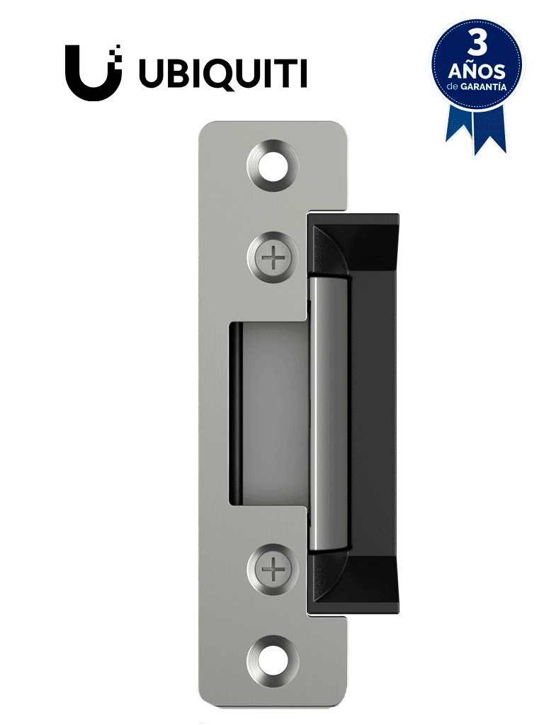 UBIQUITI UA-LOCK-ELECTRIC - Cerradura eléctrica  a prueba de fallos para 1 puerta, Fail-Secure, Soporte 1200 Kg, Para puertas de aluminio, acero o madera, 12V DC, 400mA, ANSI, Compatible con: UA-G2-SK-Pro, UA-G2-SK, EAH-8, UA-Hub #DA