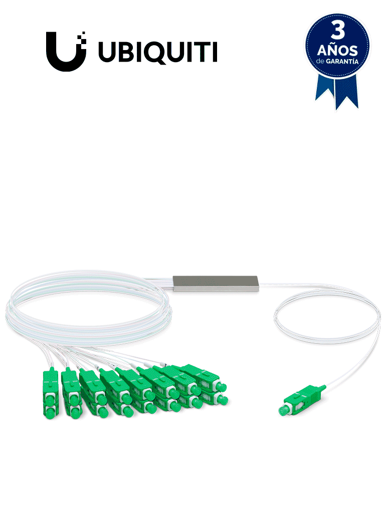 UBIQUITI UF-SPLITTER-16 - Divisor de fibra óptica con 16 salidas, compatible con dispositivos UF-OLT y UF-OLT-4. #UBM1